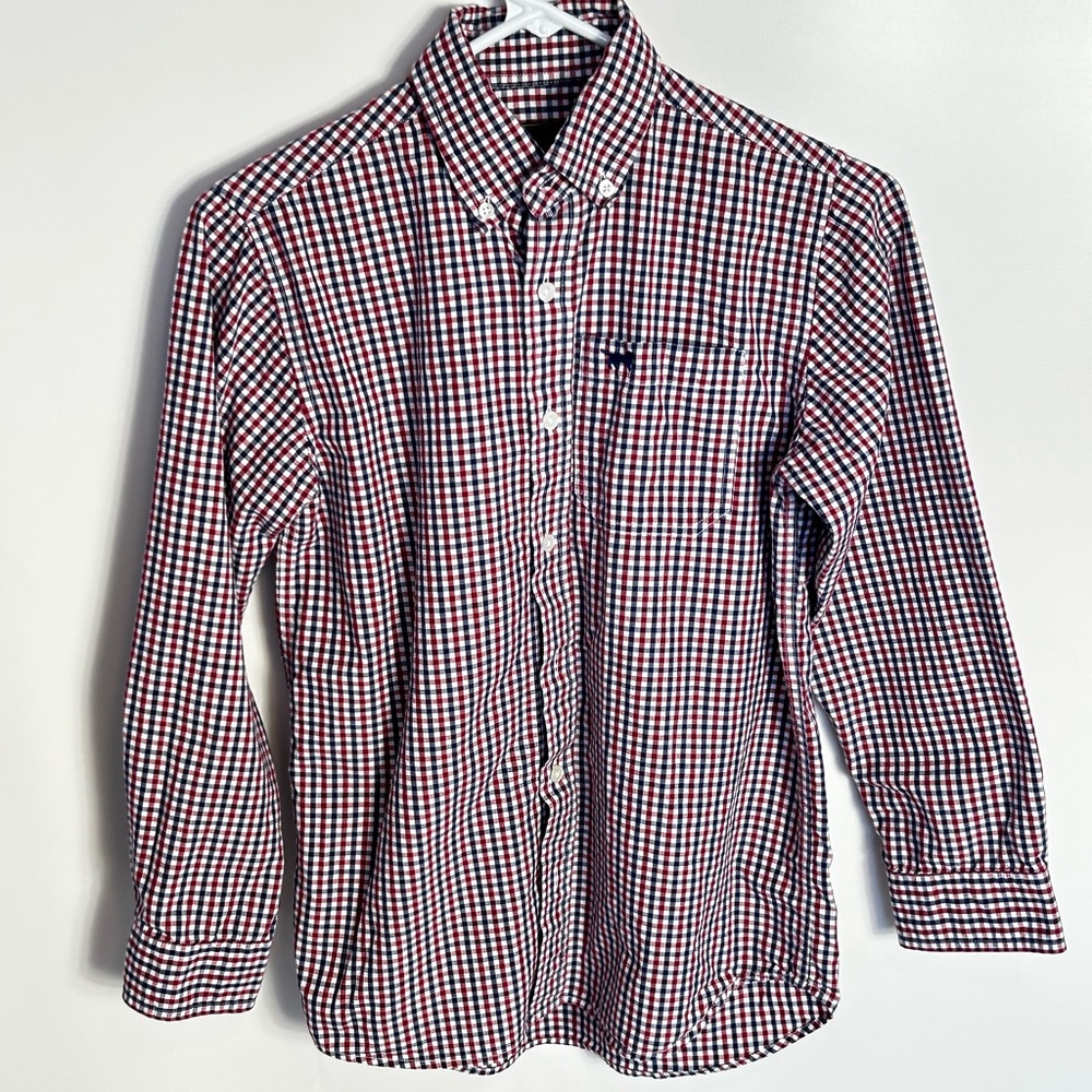 Jack Thomas Boys Plaid‎ Button Down Shirt